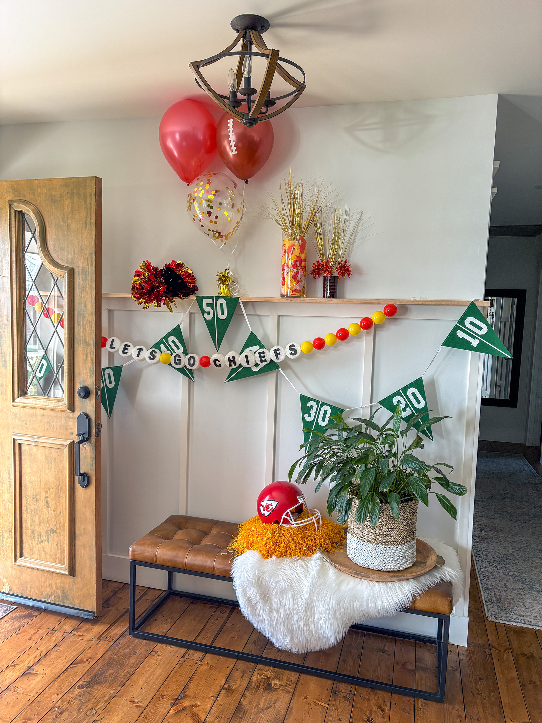 KC Chiefs Super Bowl Party Decorations