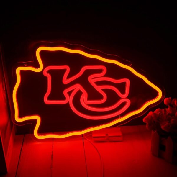 KC Chiefs LED Arrowhead Sign