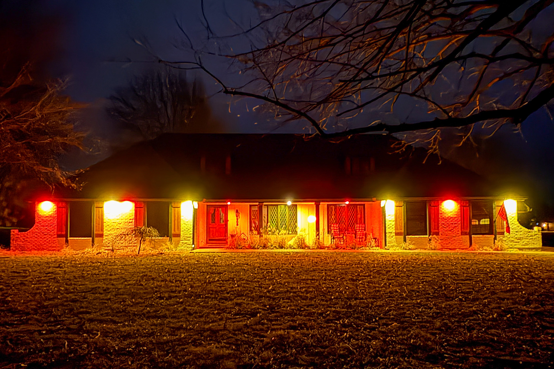 Kansas City Chiefs Red & Gold Porch